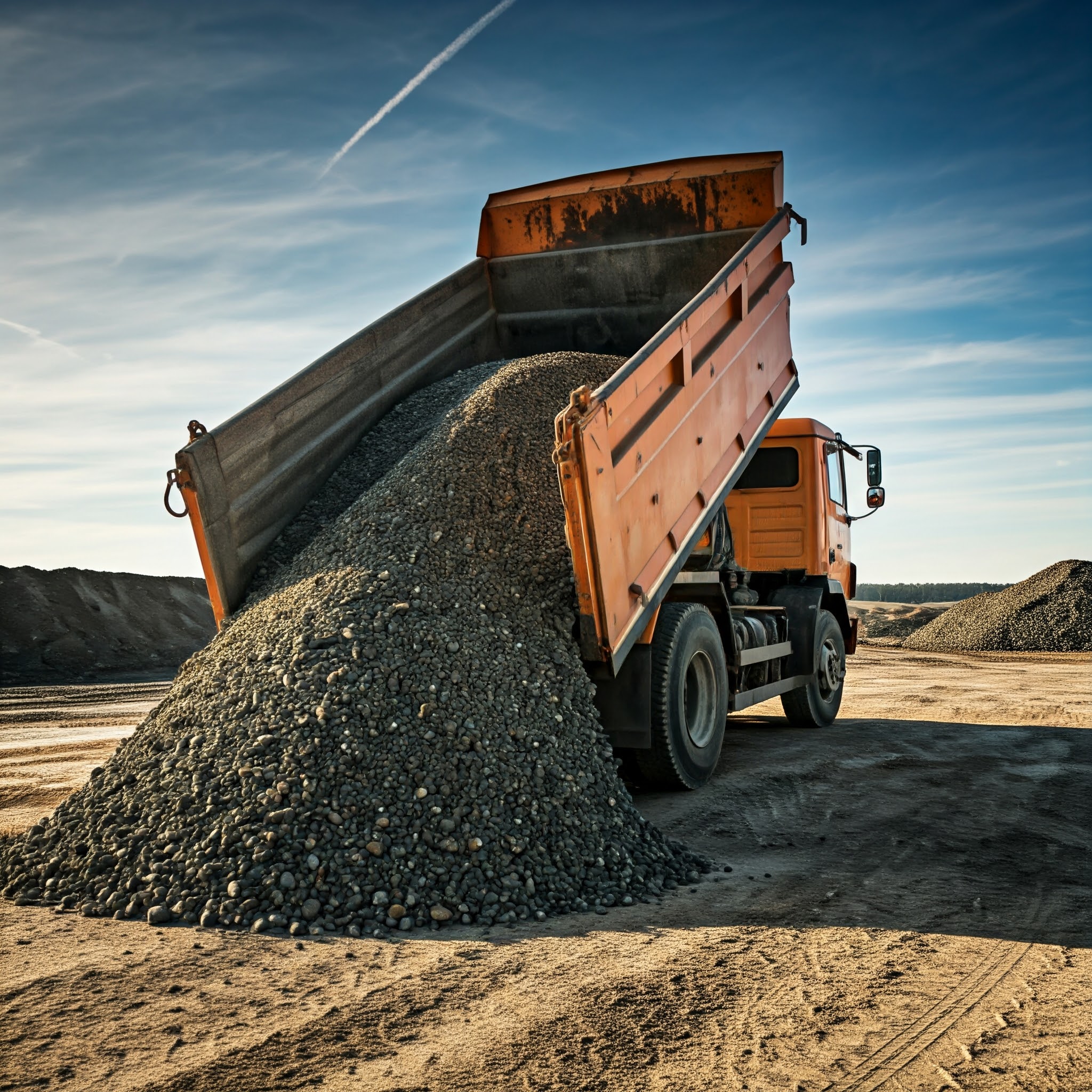 truck with Aggregate